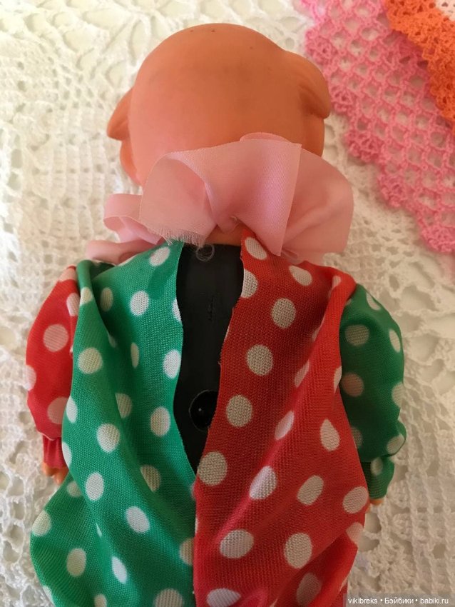 Кукла механическая "Клоун" гдр винтаж (фото 6)