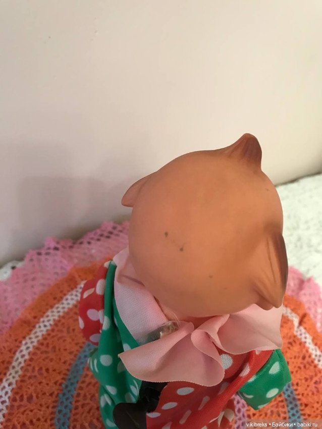 Кукла механическая "Клоун" гдр винтаж (фото 4)