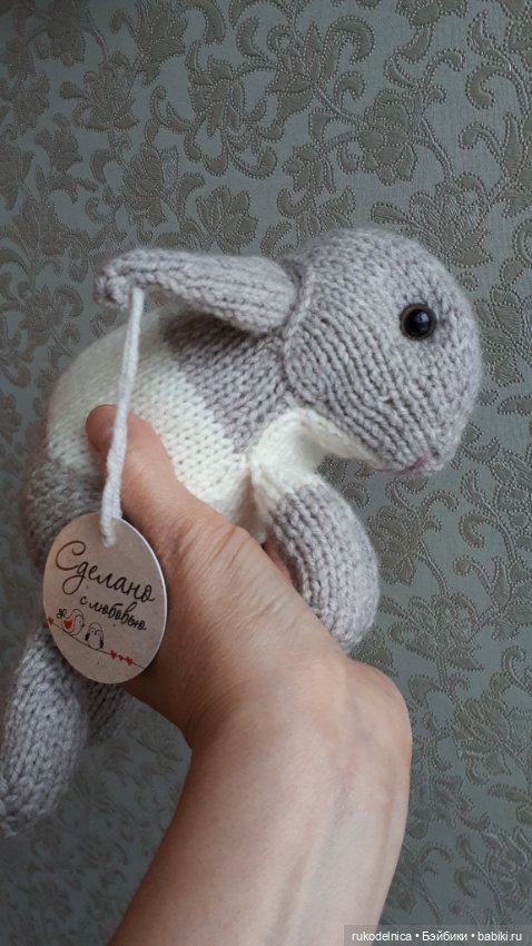 [Вяжи.ру] Вязаная спицами кукла кролик Rabbit Doll (Claire Garland)