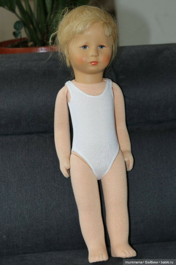 Винтажная кукла KÄTHE KRUSE 1990 года рост 47 см (фото 2)