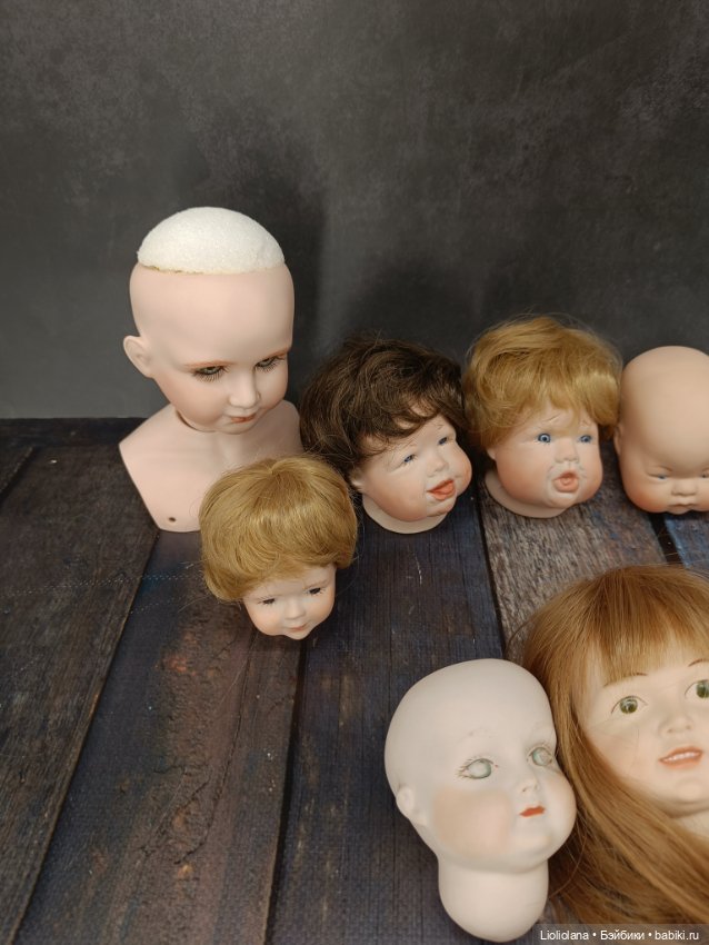 Головы для кукол. Цена за одну