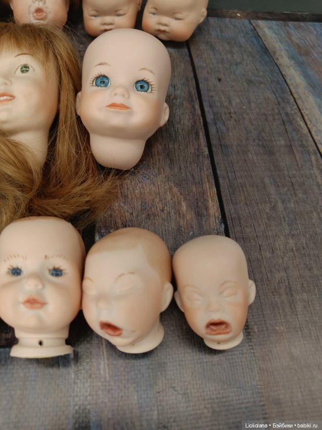 Головы для кукол. Цена за одну (фото 4)