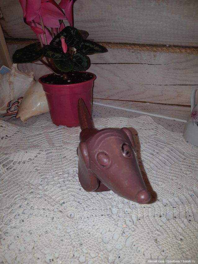 Такса,игрушка СССР — Винтажные куклы и игрушки детства (фото 3)