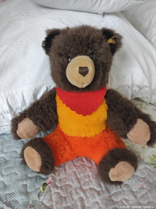 Винтажный мишка мохер Штайф (фото 6)