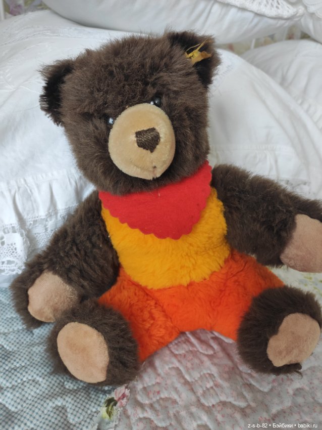 Винтажный мишка мохер Штайф (фото 3)