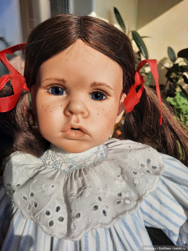 Фарфоровая каркасная кукла (фото 3)