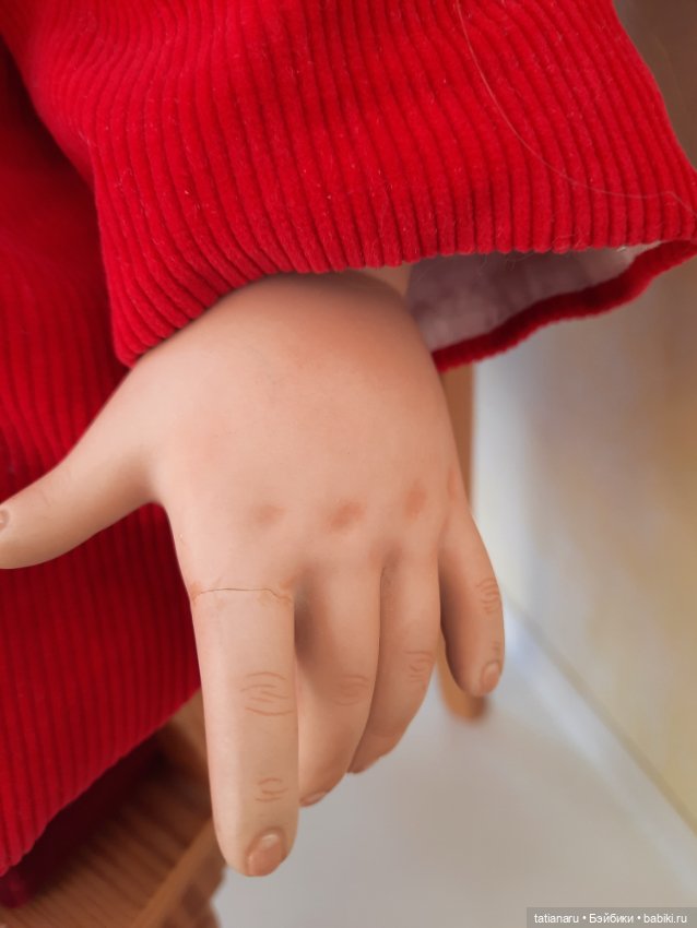 Фарфоровая каркасная кукла (фото 8)