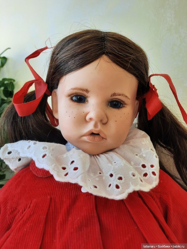 Фарфоровая каркасная кукла (фото 2)