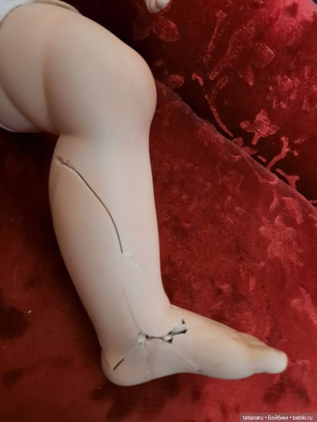 Фарфоровая каркасная кукла