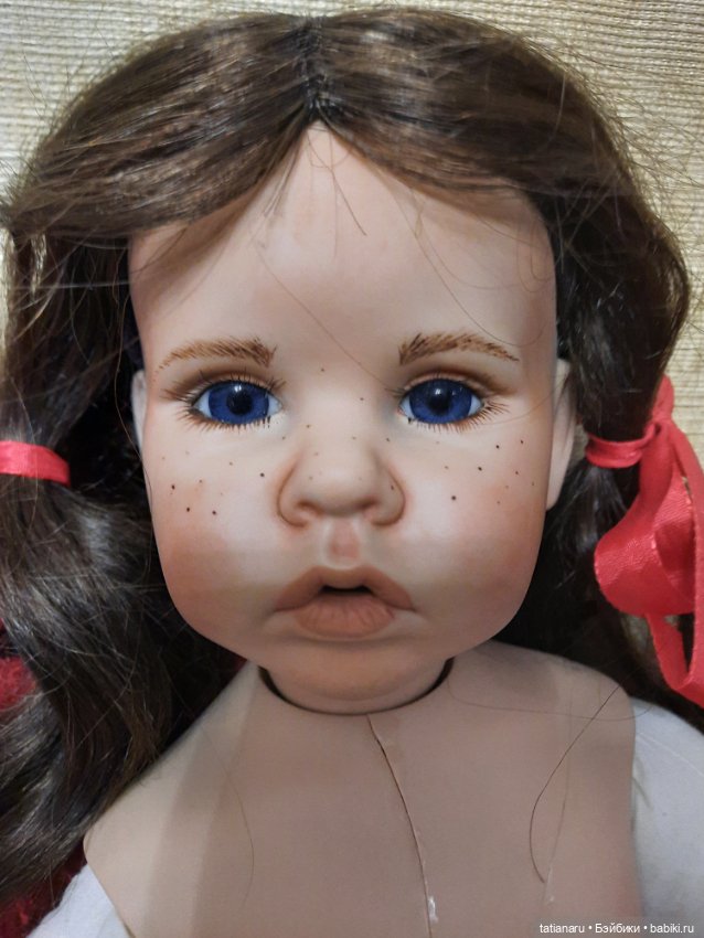 Фарфоровая каркасная кукла (фото 9)