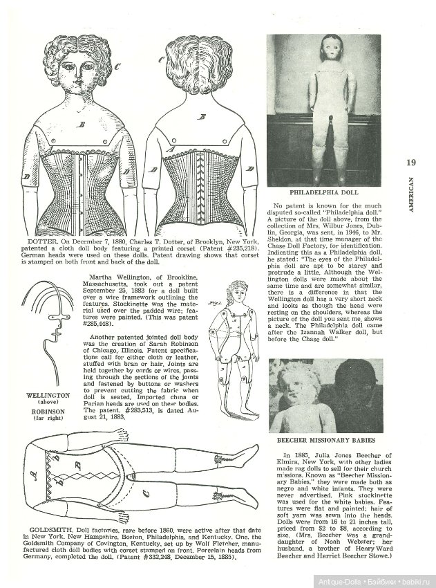 Книга об антикварных куклах в цифровом формате Complete Book Of Dolls by Albert Christian Revi