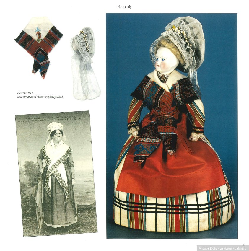 Книга об антикварных куклах в цифровом формате French Dolls In FOLKLORE COSTUME 1835-1917 (фото 6)