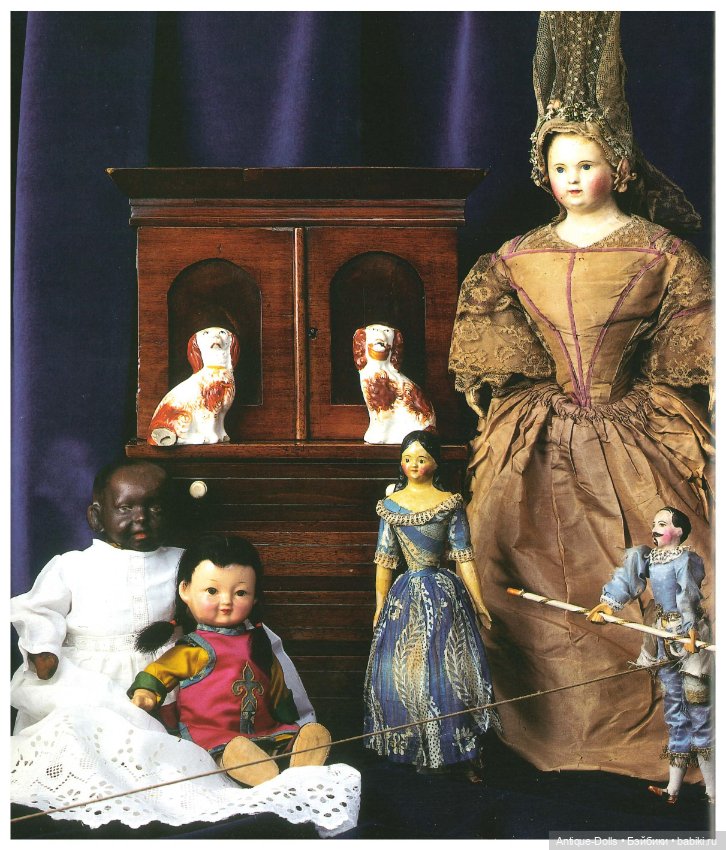 Книга об антикварных куклах в цифровом формате Dolls A collector's guide