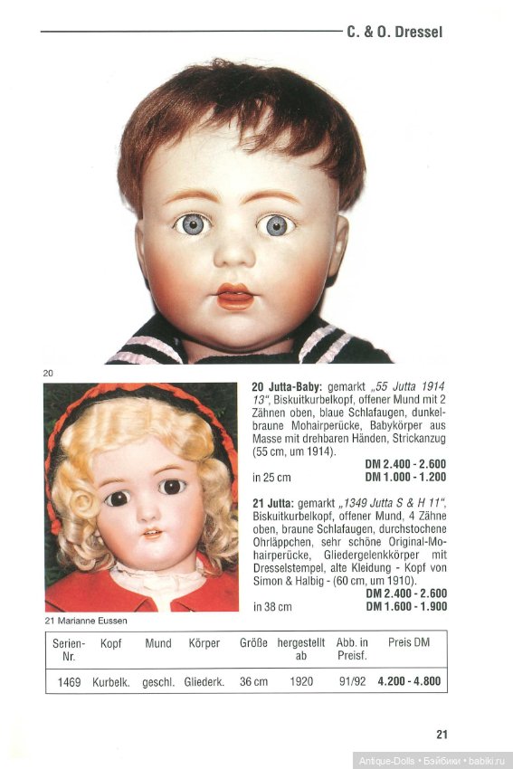 Книга об антикварных куклах в цифровом формате Pupen 97-98 (фото 8)