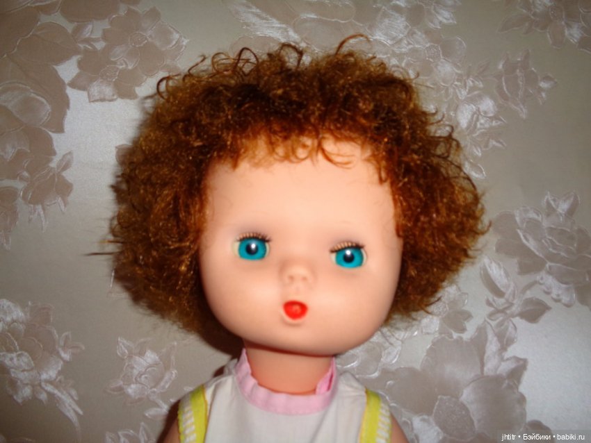 Куколка СССР голова и руки резина, состояние хорошее, платье родное