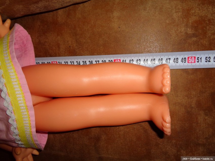 Куколка СССР голова и руки резина, состояние хорошее, платье родное (фото 3)