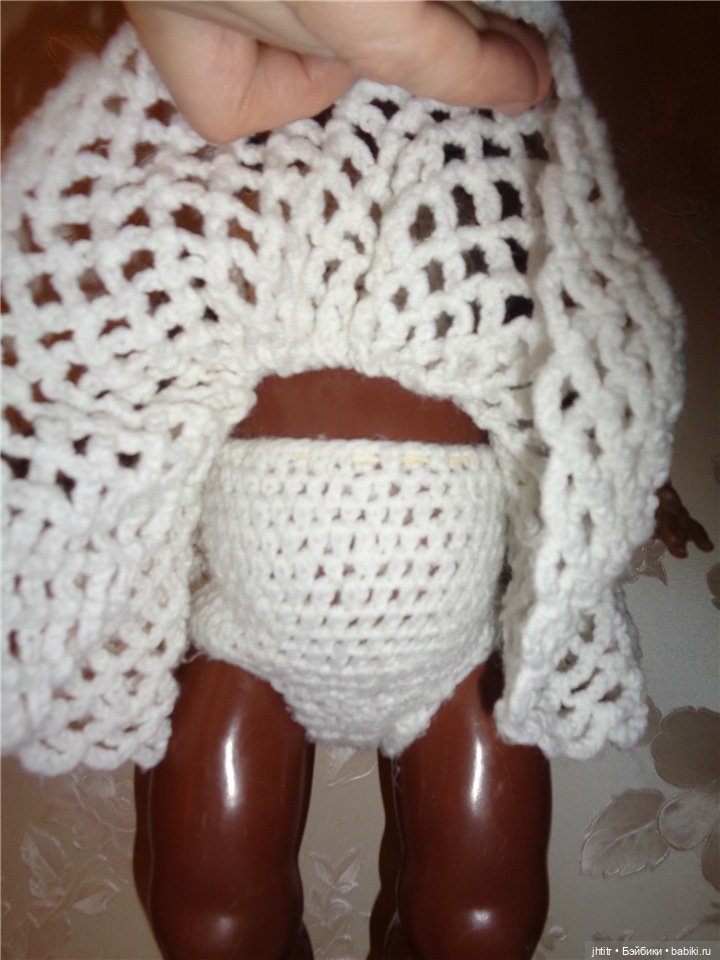 Кукла ГДР -негритосик в одежде ручной работы (фото 5)