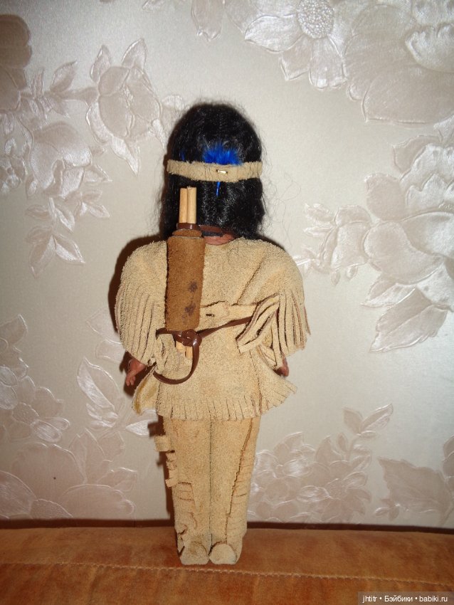 Американская куколка Индианка, полный родной аутфит, (фото 2)