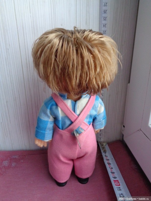 Кукла ГДР заводной клоун , родная одежда (фото 2)