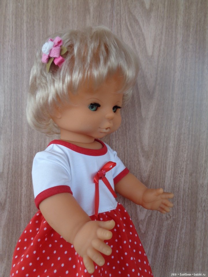 Кукла ГДР Бигги , есть клеймо под волосами , полностью резиновая девочка (фото 7)