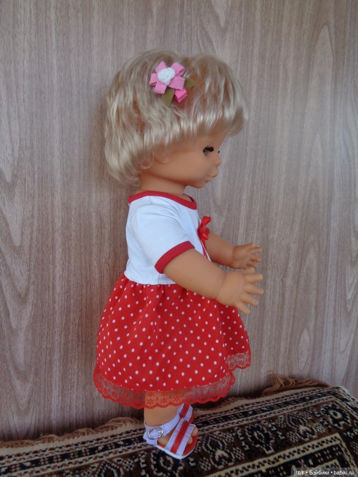 Кукла ГДР Бигги , есть клеймо под волосами , полностью резиновая девочка (фото 2)