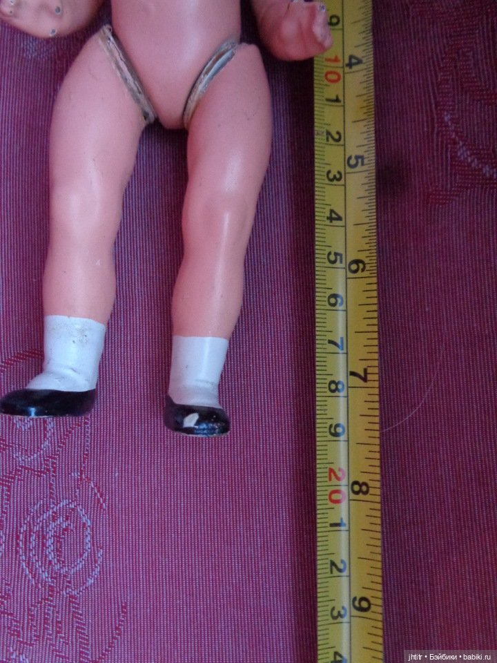 Старенькая куколка из композита , клейма нет (фото 2)