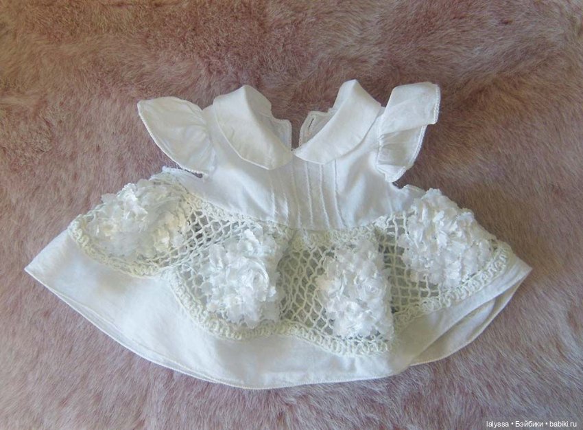 Великолепный авторский белый медвежонок - Зефирка (фото 4)