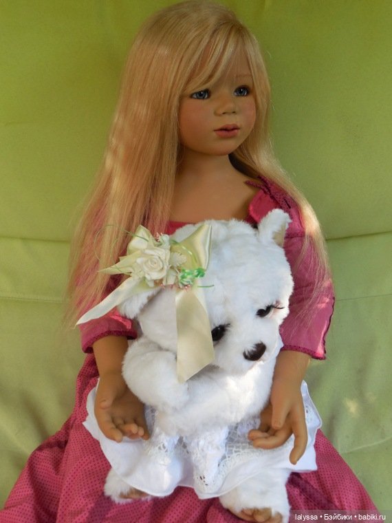 Великолепный авторский белый медвежонок - Зефирка (фото 7)