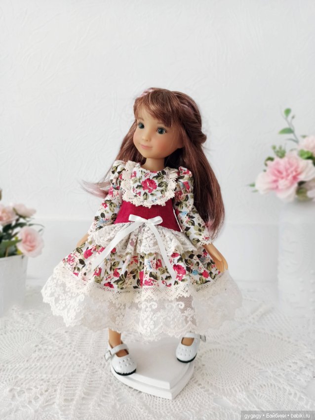 Мастер класс по пошиву нарядного платья для кукол Ruby Red Siblies (фото 7)