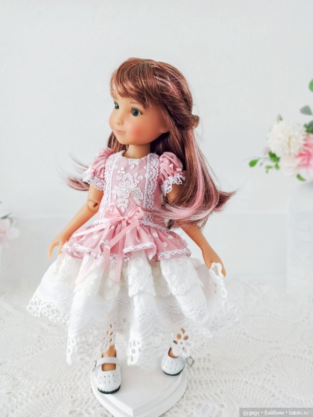 Мастер класс по пошиву нарядного платья для кукол Ruby Red Siblies (фото 3)
