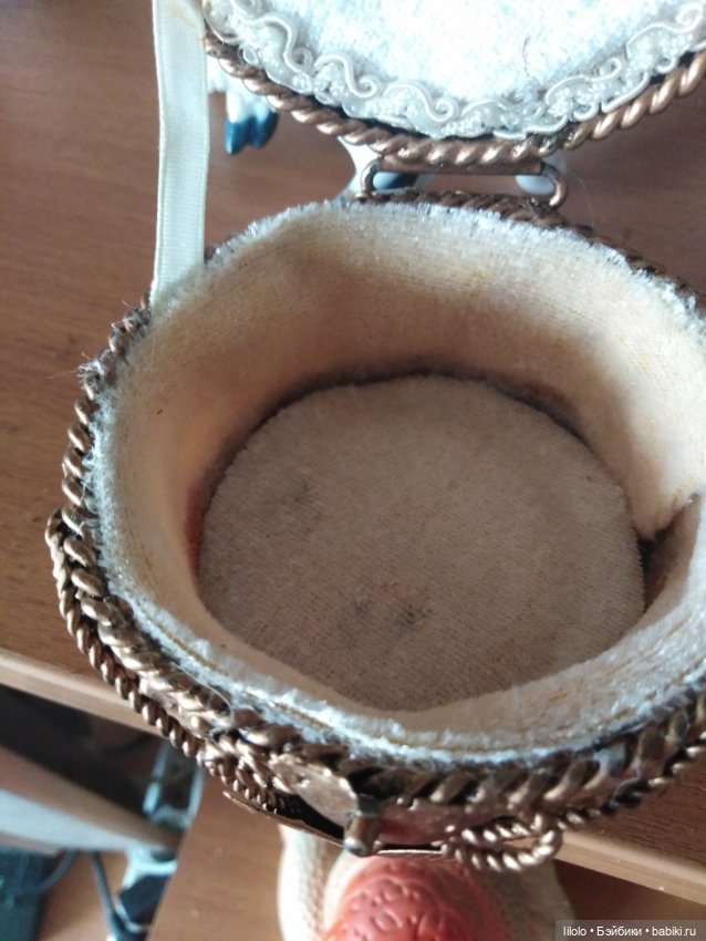 Винтажная шкатулочка для кукольных нужностей винтажным деткам (фото 4)