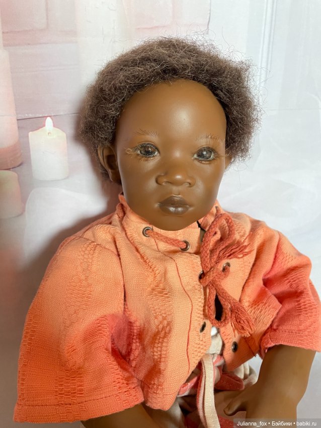 Афроамериканский мальчик Pemba (Пемба) от Annette Himstedt. Редкий на сайте