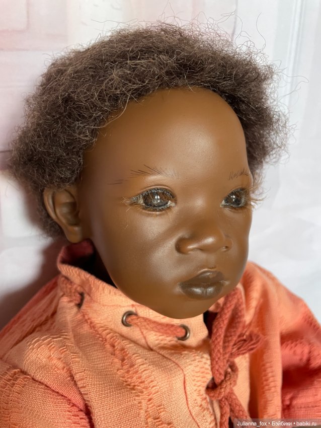 Афроамериканский мальчик Pemba (Пемба) от Annette Himstedt. Редкий на сайте