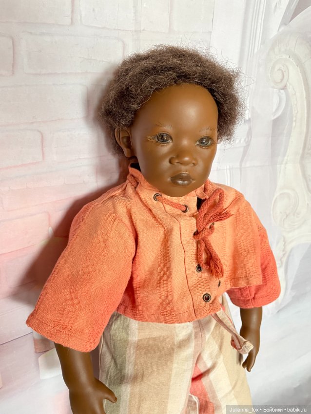 Афроамериканский мальчик Pemba (Пемба) от Annette Himstedt. Редкий на сайте (фото 6)