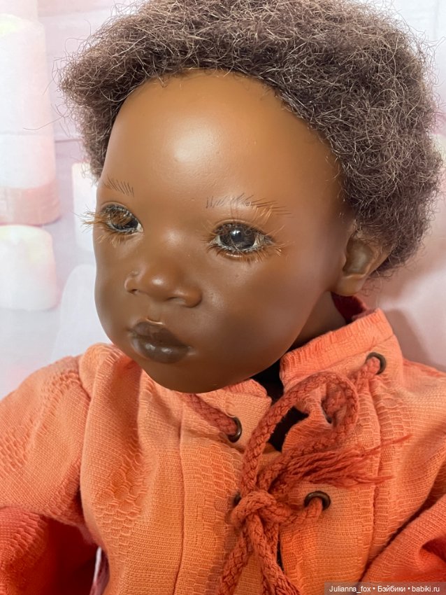 Афроамериканский мальчик Pemba (Пемба) от Annette Himstedt. Редкий на сайте (фото 4)