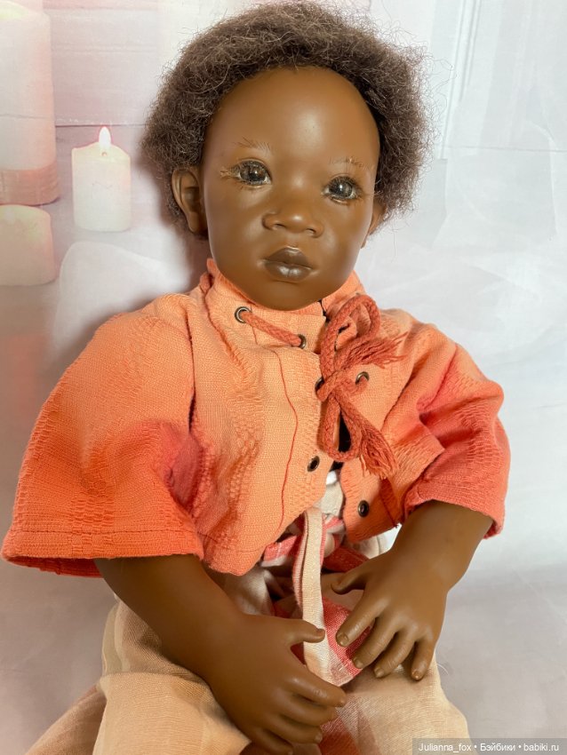 Афроамериканский мальчик Pemba (Пемба) от Annette Himstedt. Редкий на сайте (фото 2)