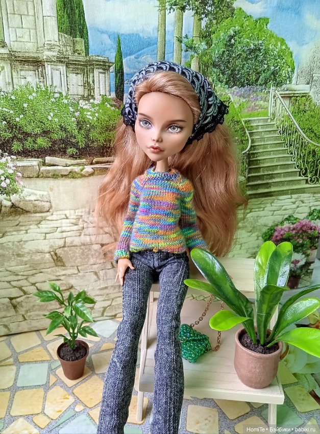 Аутфит "Меланжевый ритм" — Одежда для кукол (фото 3)