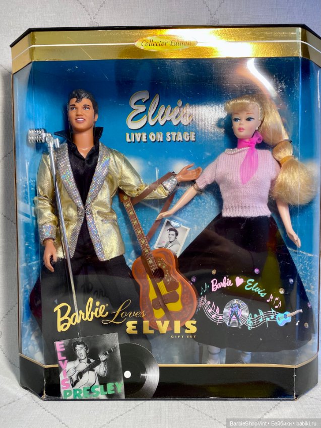 1996 barbie loves best sale elvis gift set