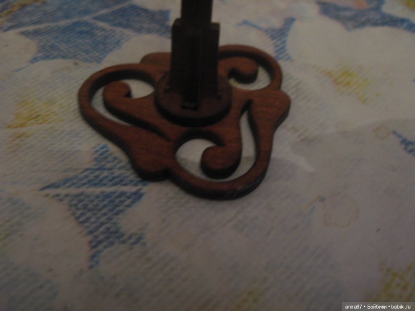 Кроватка и торшер для кукол до 13 см (фото 6)