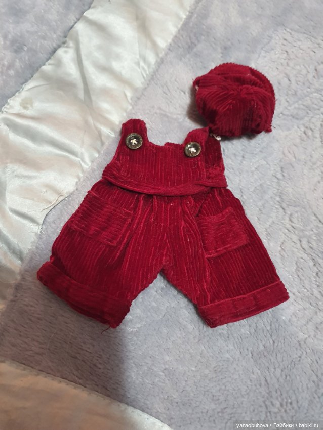 Винтажные комбезики для маленьких куколок и пупсов