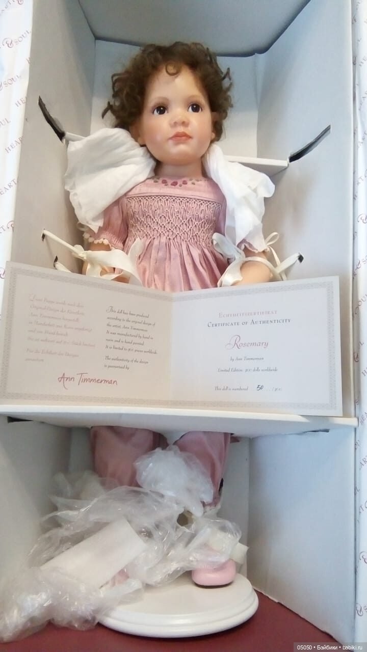 Нежная Малышка Розочка — Коллекционные куклы