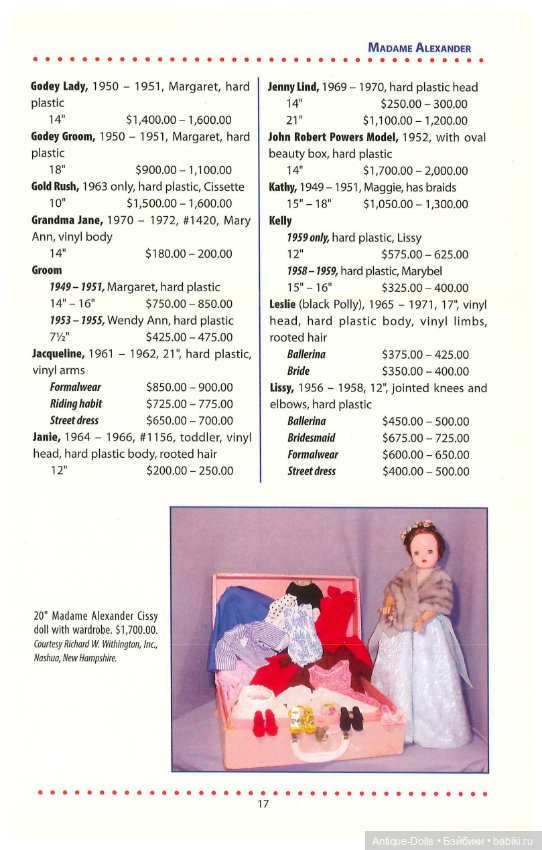 Книга об антикварных куклах в цифровом формате Doll Values, ANTIQUE TO MODERN, NINTH EDITION (фото 6)