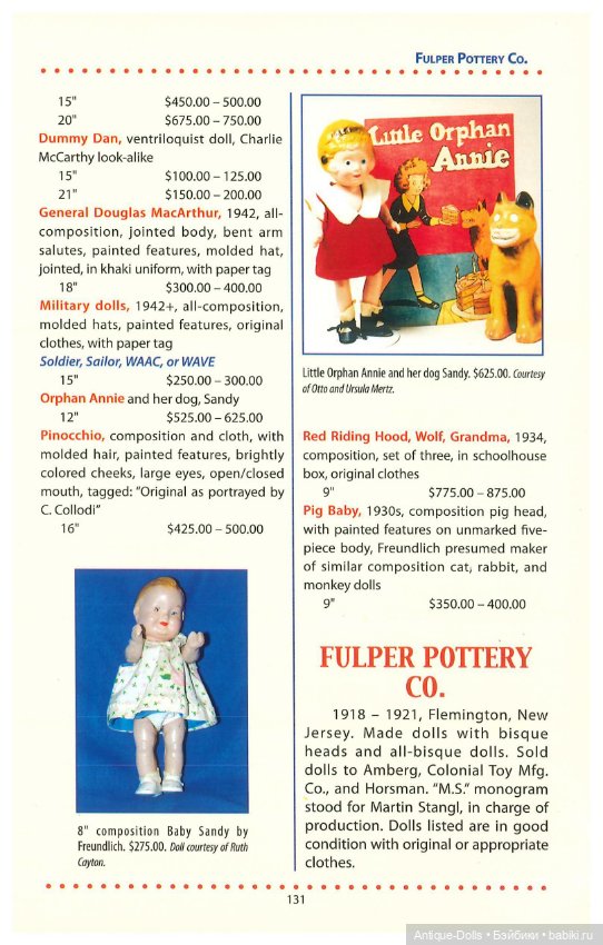 Книга об антикварных куклах в цифровом формате Doll Values, ANTIQUE TO MODERN, NINTH EDITION (фото 9)