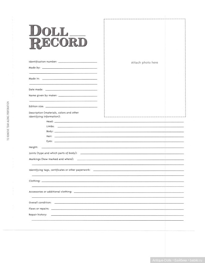 Каталогизатор для собственной коллекции кукол в цифровом формате A GUIDE TO Managing Your Collection