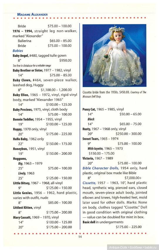 Книга об антикварных куклах в цифровом формате Doll Values, ANTIQUE TO MODERN, NINTH EDITION (фото 5)