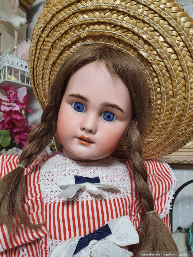 Антикварная французская кукла DEP, 61 см (фото 8)