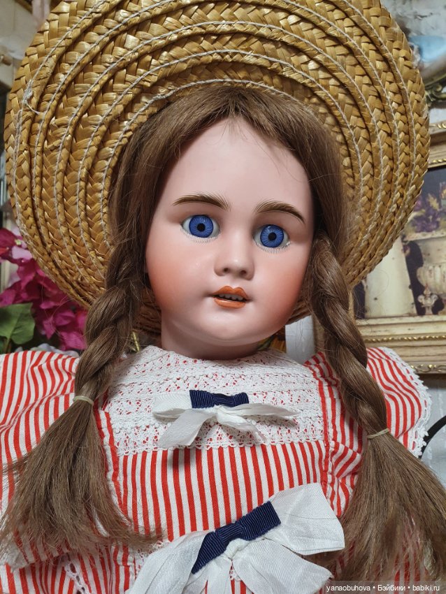 Антикварная французская кукла DEP, 61 см (фото 7)