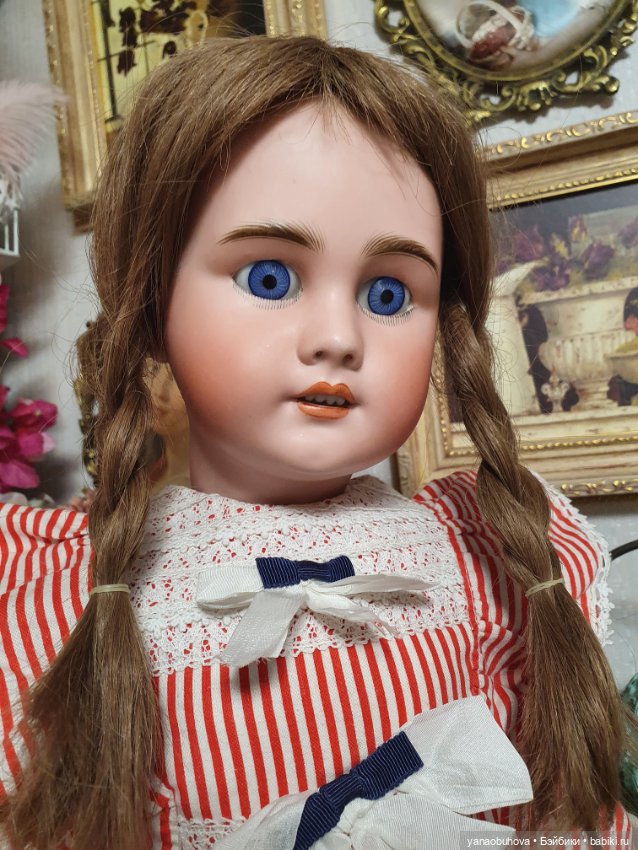 Антикварная французская кукла DEP, 61 см (фото 9)