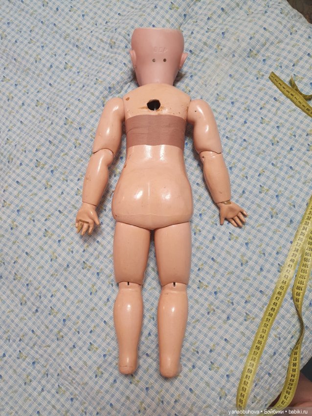 Антикварная французская кукла DEP, 61 см