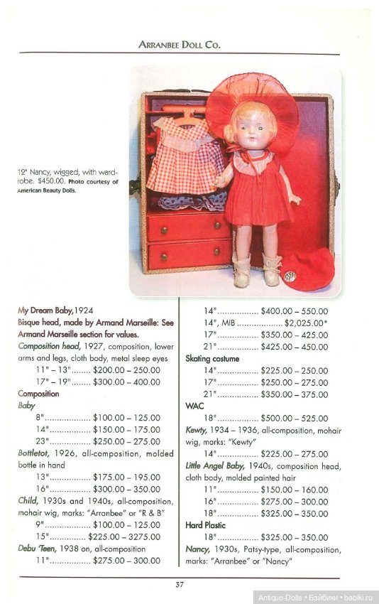 Книга об антикварных куклах в цифровом формате Doll Values, ANTIQUE TO MODERN, TENTH EDITION